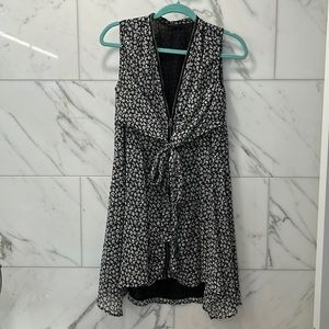 Excellent condition, AllSaints dress, black &gray color, size xs